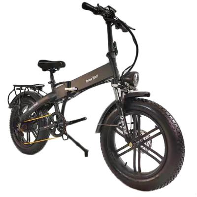 China Aluminum alloy 20 inch electric bicycle with lithium battery /500W 750W 48V 36V wholesale electric bike folding mountain bike for sale