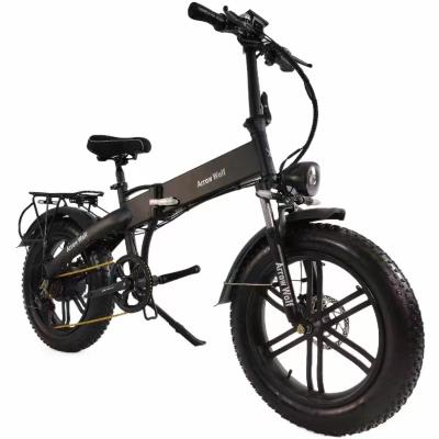 China Aluminum Alloy Strong Resistance Beautiful Convenient Chopper E Bike Cheap 48V Electric Bicycle for sale