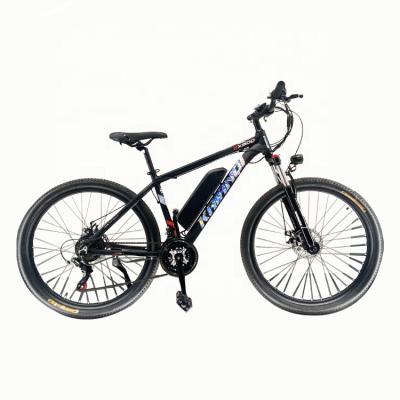 China Custom cheap 27 inch aluminum alloy new 26 5 inch 29er mountain electric bike 350W 36V brushless mtb bike for sale