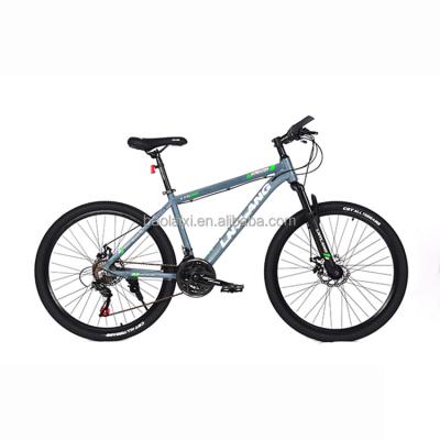 China Carbon Steel Aluminum Alloy Bicycle Frame 26 Inch 21 Speed ​​Mountain Bike Manufacturer for sale