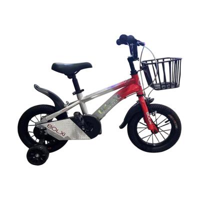 China OEM Steel 12 14 16 18 20 Inch Kids Bicycle With Basket Training Wheels Ride On Bike for sale