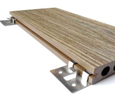 China Modern Anticorrosive Wood Exterior Floor Cover Mounted To Clamp Stainless Steel Fittings Fasteners for sale