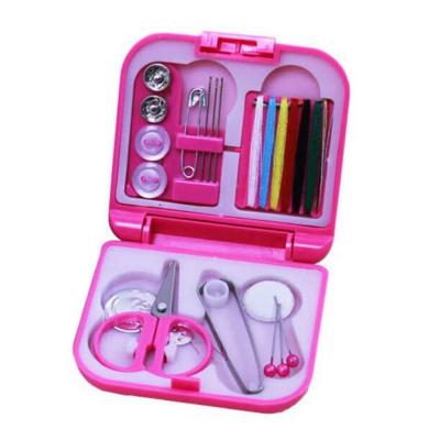 China Portable Sewing Kits Home Travel Sewing Kits Plastic Needles Thread Box Set Storage Box Sewing Tools for sale