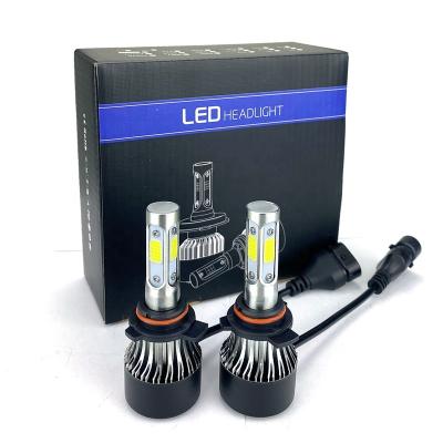 China Four Face 60W 6000lumen 6000K Aluminum Car Led Headlight 9012 H1 H3 H7 H8 H9 H11 H10 HB3 9005 HB4 9006 H16 for sale