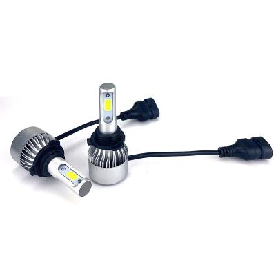 China 9006 aluminum vehicle S2 LED headlight 6000Lm car led headlight with IP67 from china factory for sale