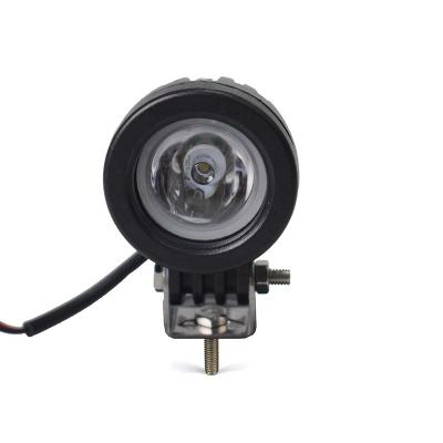 China Flood 10W/Spot Aluminum Beam 1pcs*10W LED Truck LED Work Light DC 9-32V With IP 67 for sale