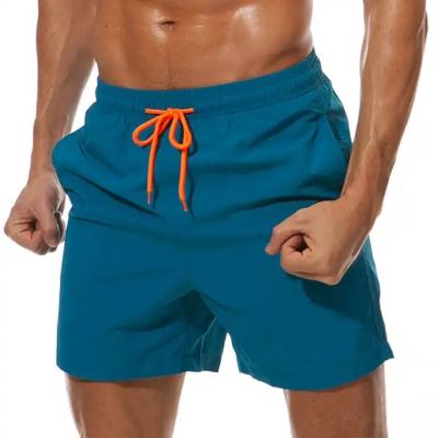 China Wholesale Polyester Mens Blank Beach Shorts Quick-Drying Swimming Shorts for sale