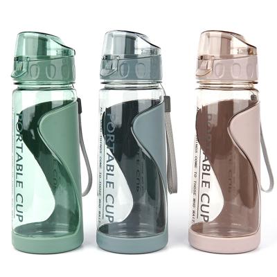 China Creative Portable Leakproof Student Kids Bottle Sports 600ml Plastic Cup Water Bottle for sale