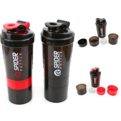 China Faroot Fashion 600ml Sports Gym Plastic Useful Protein Powder Shaker Mixer Cup Bottle WB50 for sale