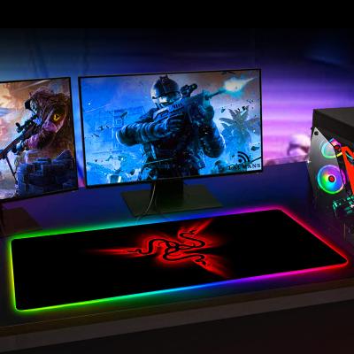 China With Backlight RGB Gaming Mousepad Large Led Computer Gamer Mousepad With Backlight for sale