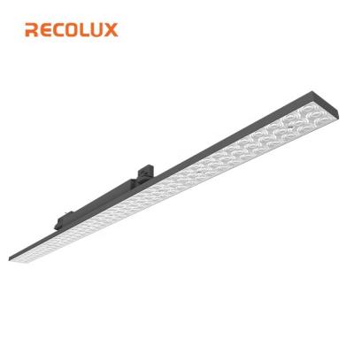 China RECOLUX Modern Warehouse Lighting LED Track Light Pendant Linear Track System With Lens for sale