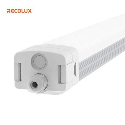 China Warehouse Emergency Linear Light Waterproof Led Sensor IP65 Triproof Industrial Commercial Light for sale