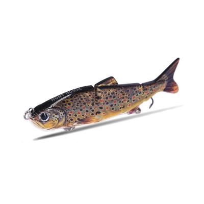 China ABS Plastic Hunt House Life Like Artificial Swimbait Multi Joint Hard Fishing Lure for sale