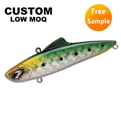 China ABS Plastic Jerkbait Fishing Hard Unpainted Bait VIB Low Price Plastic Custom Bait Lure for sale