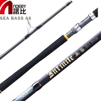 China INFINITE Fuji A6 2 Carbon Seawater Section Carbon Fiber Guides Sea Bass Fishing Rod for sale