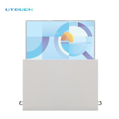 China New Design Lcd Device 55inch OLED Indoor Super Thin Transparent Lcd Display Smart Kiosk for sale