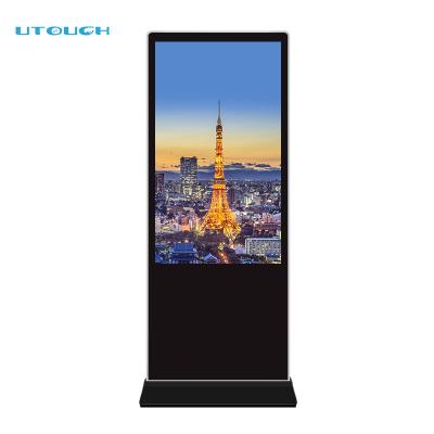 China 43 inch indoor standalone android touch screen signage kiosk digital display for indoor for sale