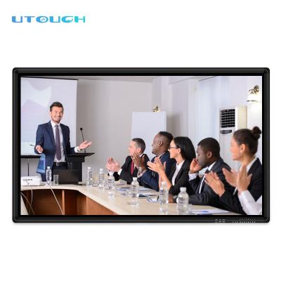 China Indoor Multimedia 75 Inch Android Smart White Panel And Windows Touch Interactive Panels For Schools for sale