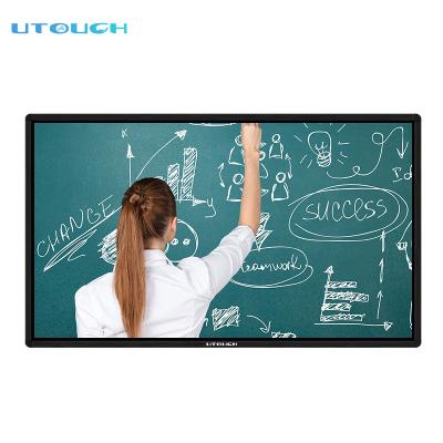 China Education Or Conference Classroom Writing Blackboard LCD Touch Screen Digital Interactive Magnetic Board for sale