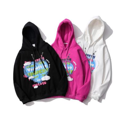 China 2021 Newest Design Anti-wrinkle 3D Breath Foaming Printing Hoodies Screen Letter Men Women 3d Breath Printing Hoodies for sale