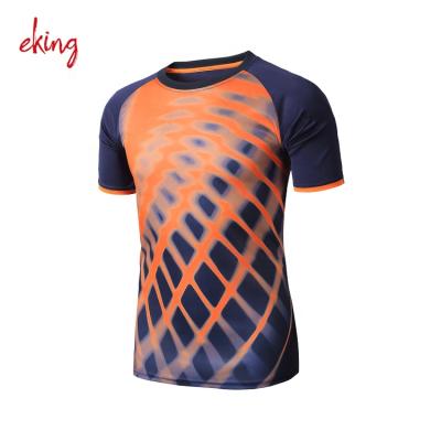 China Anti-pilling Full Cheap Sublimation Printing 100% Polyester Fitness Tee T-Shirts for sale