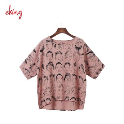 China Viable Wholesale Cheap 100% Cotton Mens Custom T-Shirts Womens Full Printing for sale