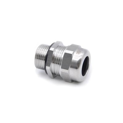 China G1/2 Stainless Steel Smooth Surface Cable Glands Wire Range 8-12mm Waterproof Ip68 Cable Seal for sale