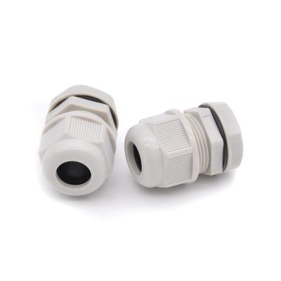 China Smooth Outdoor Nylon Cable Gland IP68 Waterproof Sealing Locking Common Plastic Cable Gland ROHS PG29 for sale