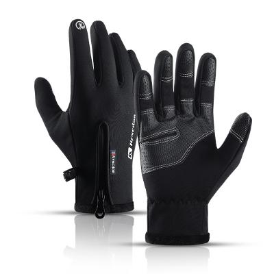 China Unisex Sports Cycling Gloves Kyncilor A0020 Unisex Full Finger Fleece Cycling Cycling Touch Screen Gloves for sale