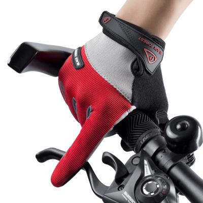 China Breathable Full Finger Glove Breathable Full Finger Glove Anti-slip Sporting Goods Cycling Bicycle Cycling Glove Anti-skid for sale