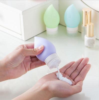 China Fashion Facial Detergent Squeeze Bottle Hand Cream Silica Gel Lotion Bottle for sale