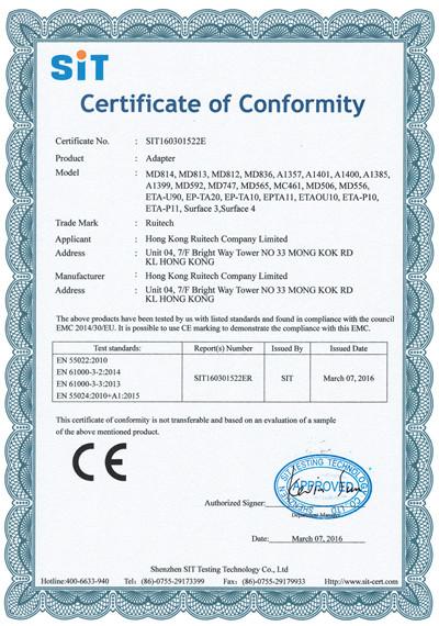 CE - Shenzhen Ruitech Company Limited