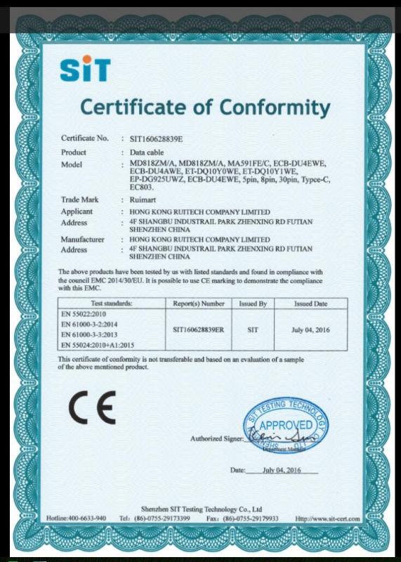 CE - Shenzhen Ruitech Company Limited