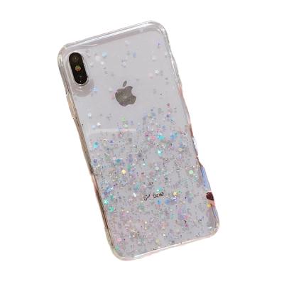 China Luxury Glitter Soft TPU Cell Phone Case For iphone 11 pro 6s max 7 max 8 xs plus xr glitter phone cover for sale