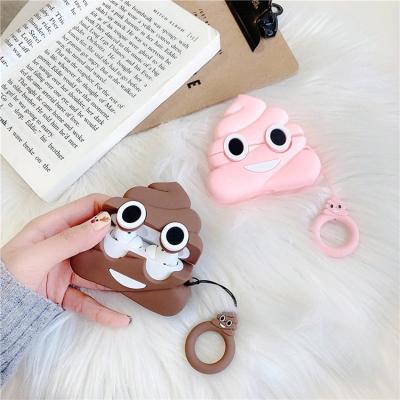 China For Earbuds Wholesale Cute Poop For Airpod Pro Case Cover For Airpods Pro Case Silicone For Airpods Pro Case for sale