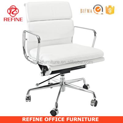 China Charles Office Executive Low Back Chair White Soft Pad ea217 RF-S065B for sale