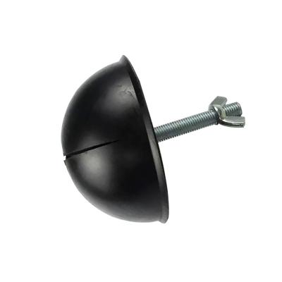 China Durable Spherical Head Prefabricated Round Shape Lifting Rubber Recess Former With Wing Nut for sale