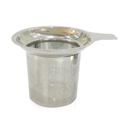 China WITH LID Food Grade Tea Strainer Stainless Steel Tea Strainer Bell Mesh With Silicone Cover for sale