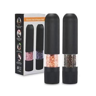 China Durable Portable Plastic ABS Dry Battery Pepper Grinder Electric Pepper Grinder for sale