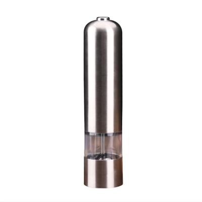 China Sustainable Stainless Steel Salt and Pepper Mill Electric Pepper Grinder for sale