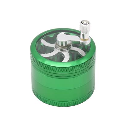 China High Quality Custom Weed Grinder Aluminum Alloy 55mm Tobacco Herb Grinder for sale