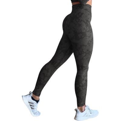 China Breathable High Waist Seamless Leggings Lift Up Leggings Sports Women Fitness Running Yoga Pants Energy Pants Gym Girl Elastic Tights for sale