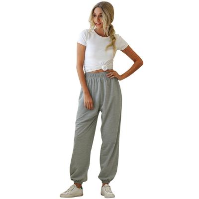 China Anti-pilling Autumn Sweatpants Women Baggy Pants Casual Wide Leg Sport Pants Joggers Streetwear High Waisted Loose Hip Pants Track Trousers for sale