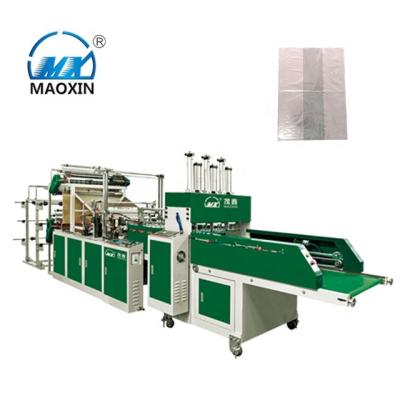 China Glove Making Industry Automatic High Speed ​​Shopping Flat Bag Heat Sealing And Cold Cut Bag Making Machine for sale