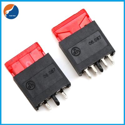 China 2 4 estándar del ATC del ATU de la ATO del tenedor del fusible del tablero del PWB de PIN Black 60V para automotriz en venta