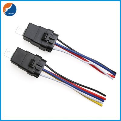 China 12v DC 40A 4Pin Automobile Relay Wire Waterproof Integrated Car Auto Socket for sale