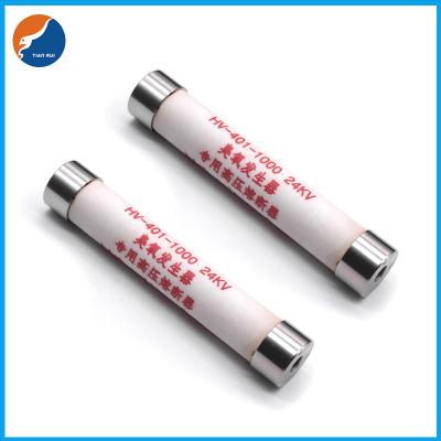 China HV-401 HRC Cylindrical High Voltage Fuse 1000V DC 24KV For Ozone Generator for sale