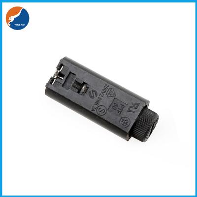 China 520.PTF50 5.2x20MM Panel Mount Socket Fuse 5x20mm Glass Ceramic Fuse Holder for sale