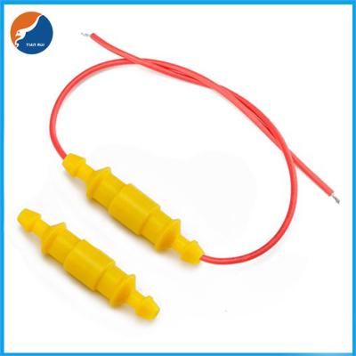 China Moistureproof Waterproof 6x30 6.3x32 3AG AGC Nylon Glass Tube In-Line Fuse Holder For Street Lamp for sale