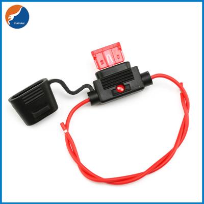 China Inline Waterproof ATC ATO Standard Auto Automotive Car Balde LED Light Fuse Holder for sale